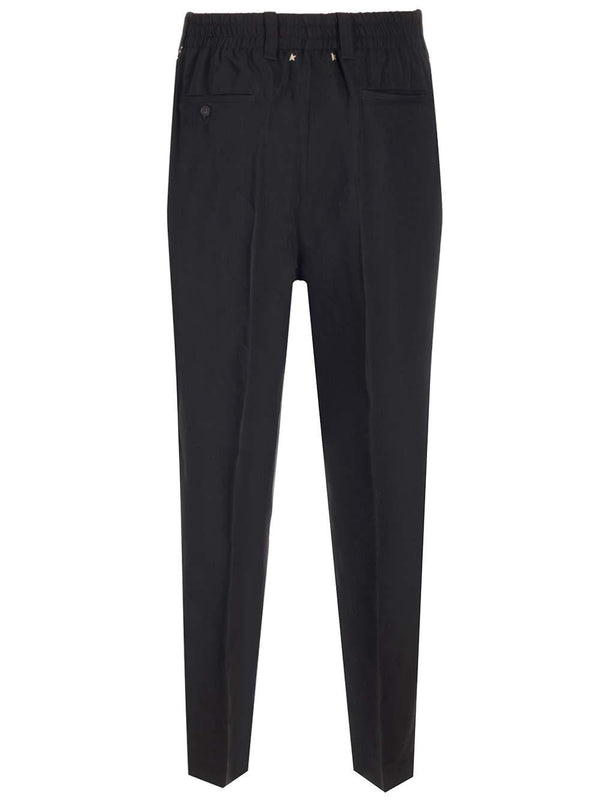 Golden Goose Black Wool Jogging Trousers - Men - Piano Luigi