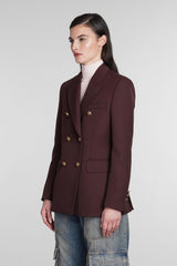 Golden Goose Blazer In Brown Wool - Women - Piano Luigi