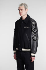 Golden Goose Bomber In Black Wool - Men - Piano Luigi