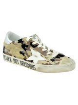 Golden Goose Camou Leather Superstar Sneakers - Women - Piano Luigi