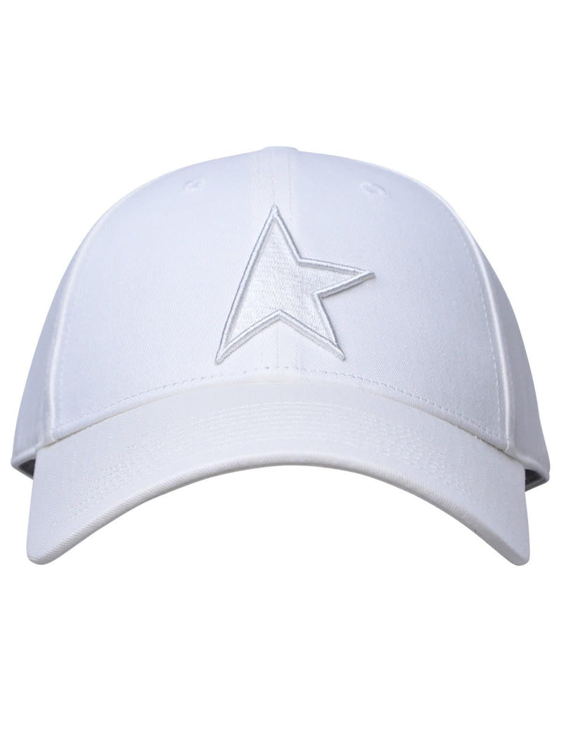 Golden Goose Demos Star White Cotton Cap - Women - Piano Luigi