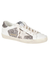 Golden Goose Glitter Embellished Super-star Sneakers - Women - Piano Luigi