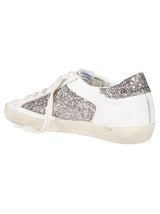 Golden Goose Glitter Embellished Super-star Sneakers - Women - Piano Luigi