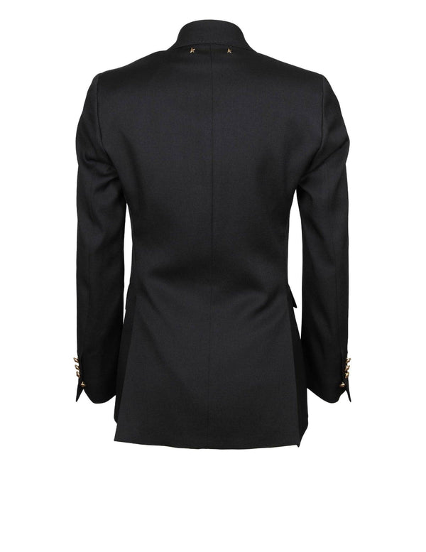 Golden Goose Golden Blazer In Black Wool - Women - Piano Luigi