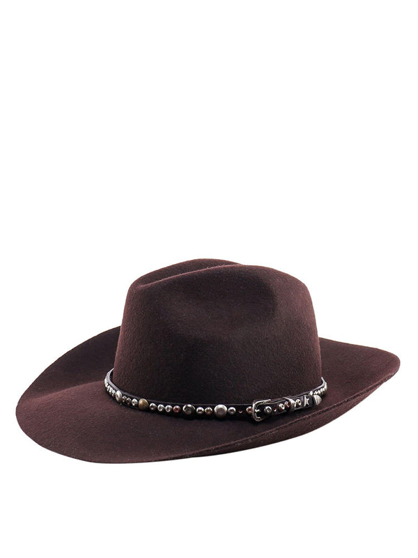 Golden Goose Golden Fedora Hat - Unisex - Piano Luigi