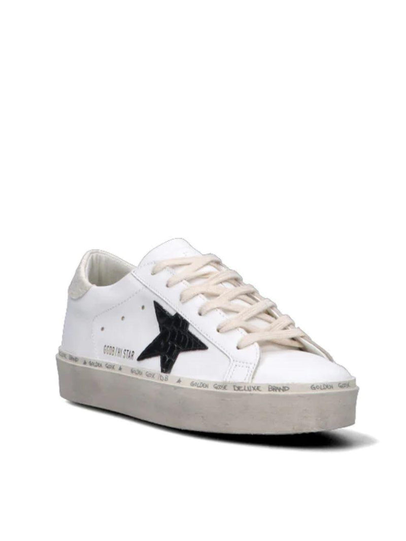 Golden Goose Hi Star Leather Upper Cocco Printed Leather Star And Heel - Women - Piano Luigi