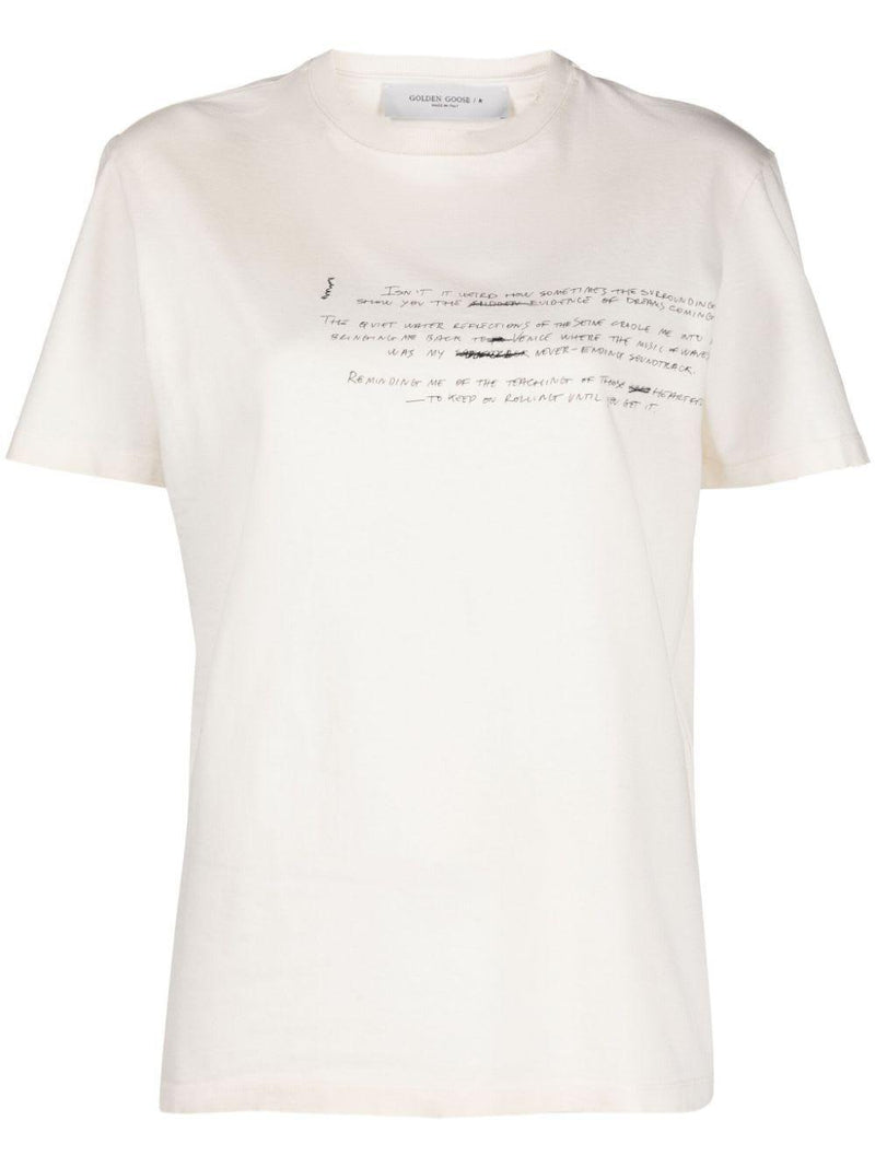 Golden Goose Journey W`s Regular Short Sleeves T-shirt - Women - Piano Luigi