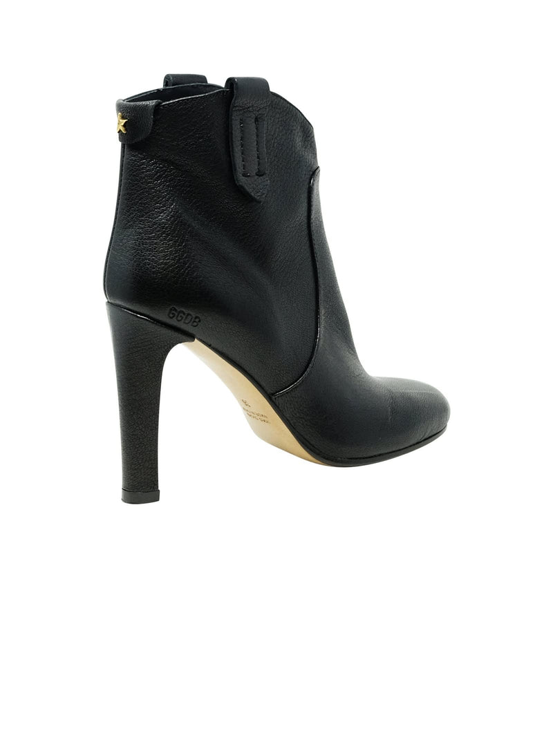 Golden Goose Kelsey Black Leather Ankle Boots - Women - Piano Luigi