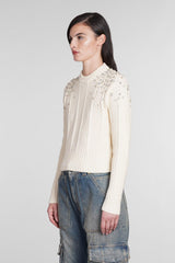 Golden Goose Knitwear In Beige Wool - Women - Piano Luigi