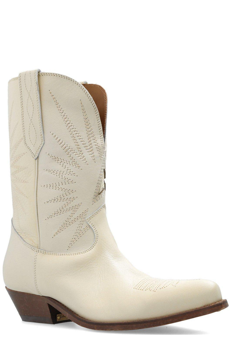 Golden Goose Low Wish Star Cowboy Boots - Women - Piano Luigi