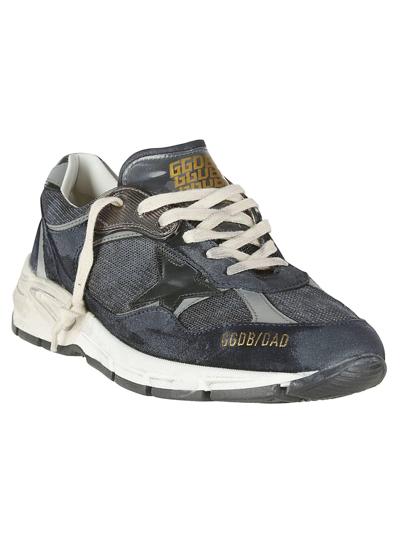 Golden Goose Running Dad Net And Suede Upper Leather Star Net H - Men - Piano Luigi