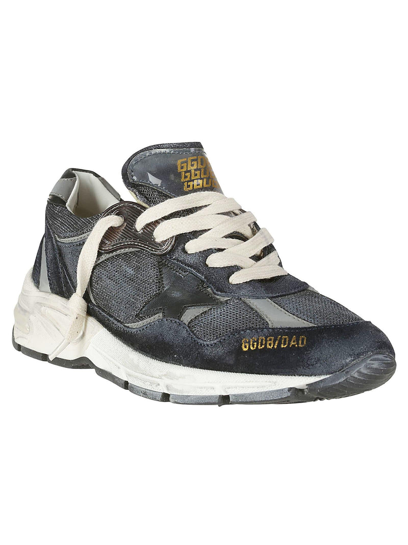 Golden Goose Running Dad Net And Suede Upper Leather Star Net H - Women - Piano Luigi