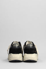 Golden Goose Running Sneakers In Black Suede And Leather - Women - Piano Luigi