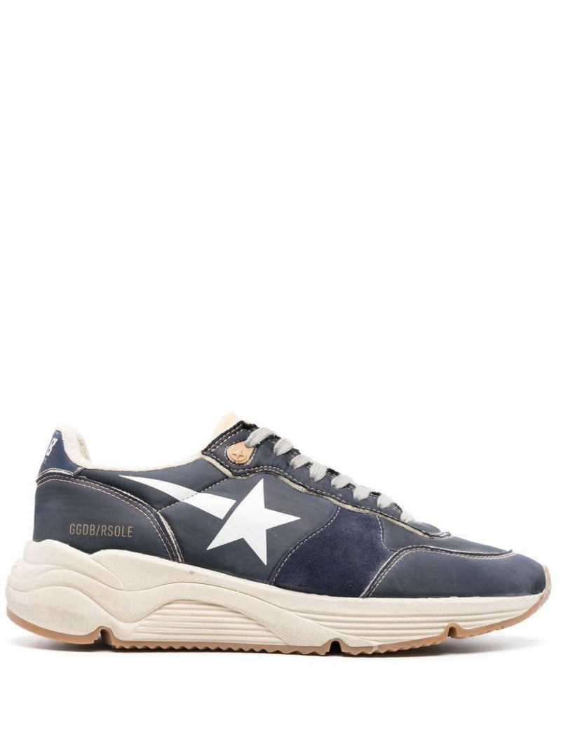 Golden Goose Running Sole Nylon And Suede Upper Nylon Toe Toe Box And Spur Foam Printed Star - Men - Piano Luigi