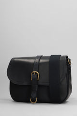Golden Goose Sally Shoulder Bag In Black Leather - Women - Piano Luigi