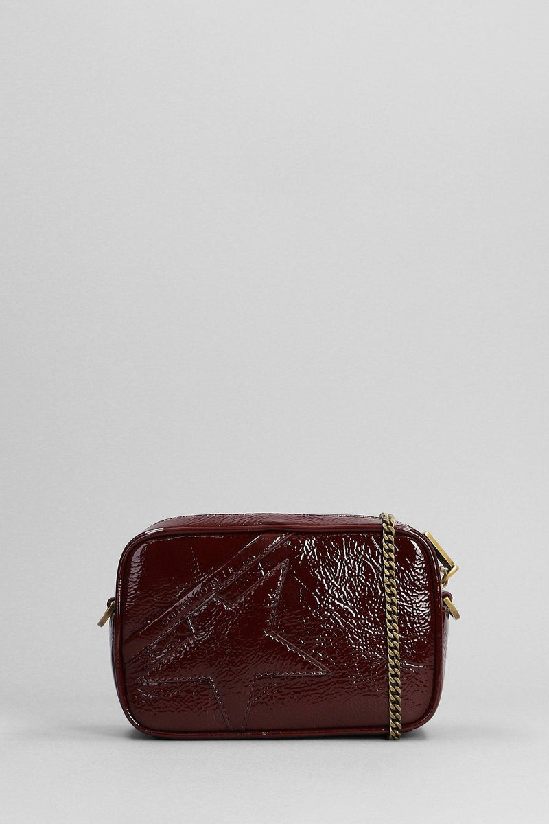 Golden Goose Shoulder Bag In Bordeaux Patent Leather - Women - Piano Luigi