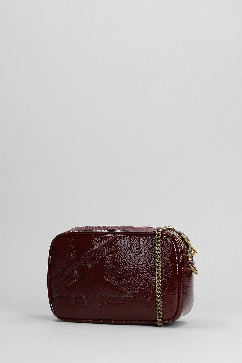 Golden Goose Shoulder Bag In Bordeaux Patent Leather - Women - Piano Luigi