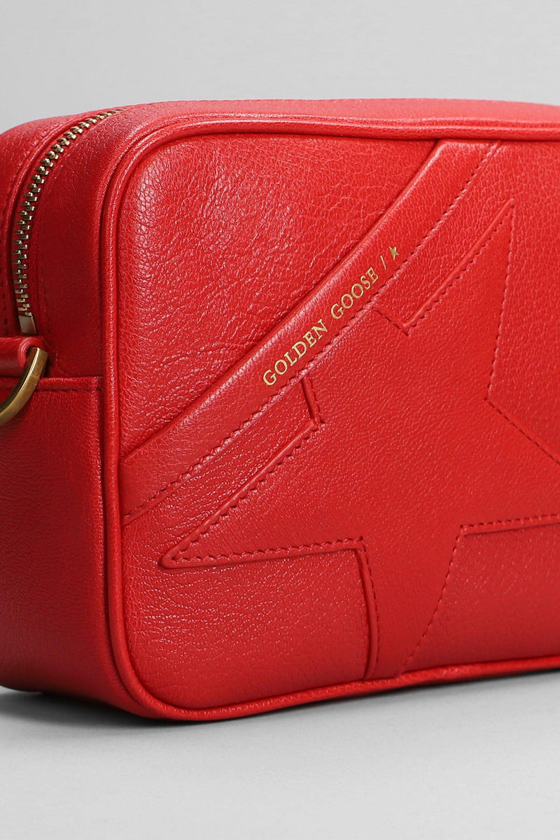 Golden Goose Shoulder Bag In Red Leather - Women - Piano Luigi