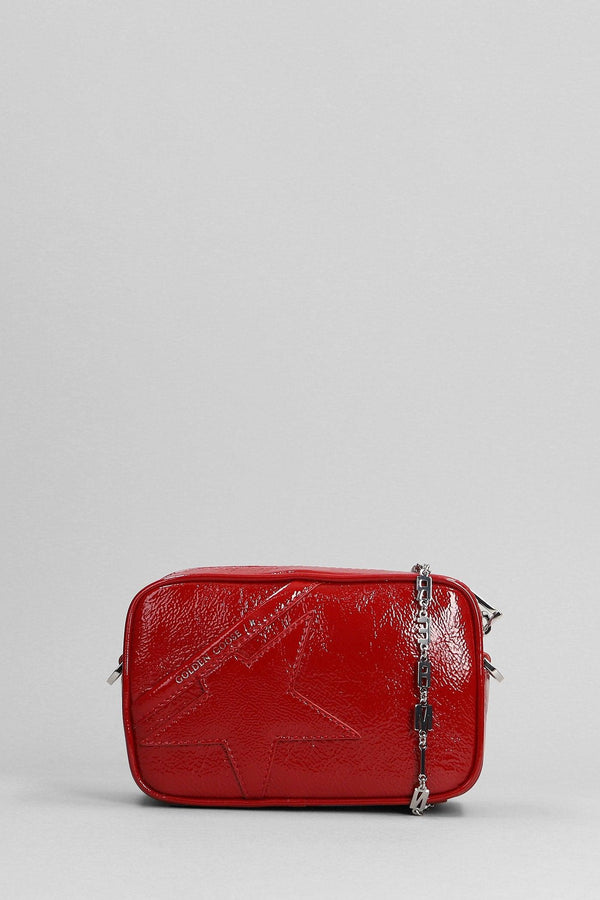 Golden Goose Shoulder Bag In Red Patent Leather - Women - Piano Luigi