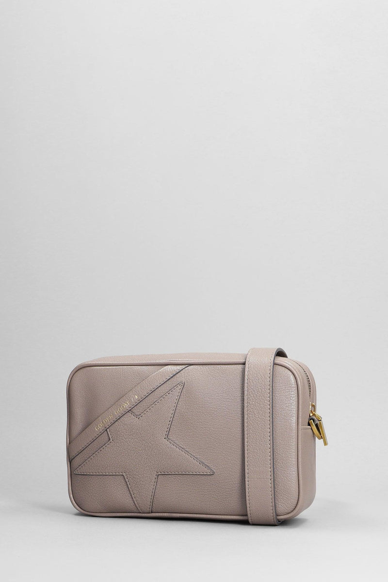 Golden Goose Shoulder Bag In Taupe Leather - Women - Piano Luigi