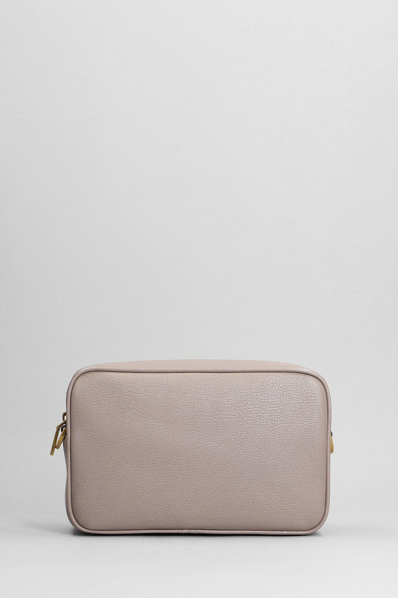 Golden Goose Shoulder Bag In Taupe Leather - Women - Piano Luigi