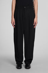 Golden Goose Slacks Pants In Black Viscose - Men - Piano Luigi