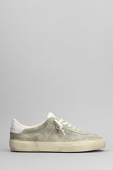 Golden Goose Soul Star Sneakers In Taupe Suede - Men - Piano Luigi