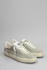 Golden Goose Soul Star Sneakers In Taupe Suede - Men - Piano Luigi