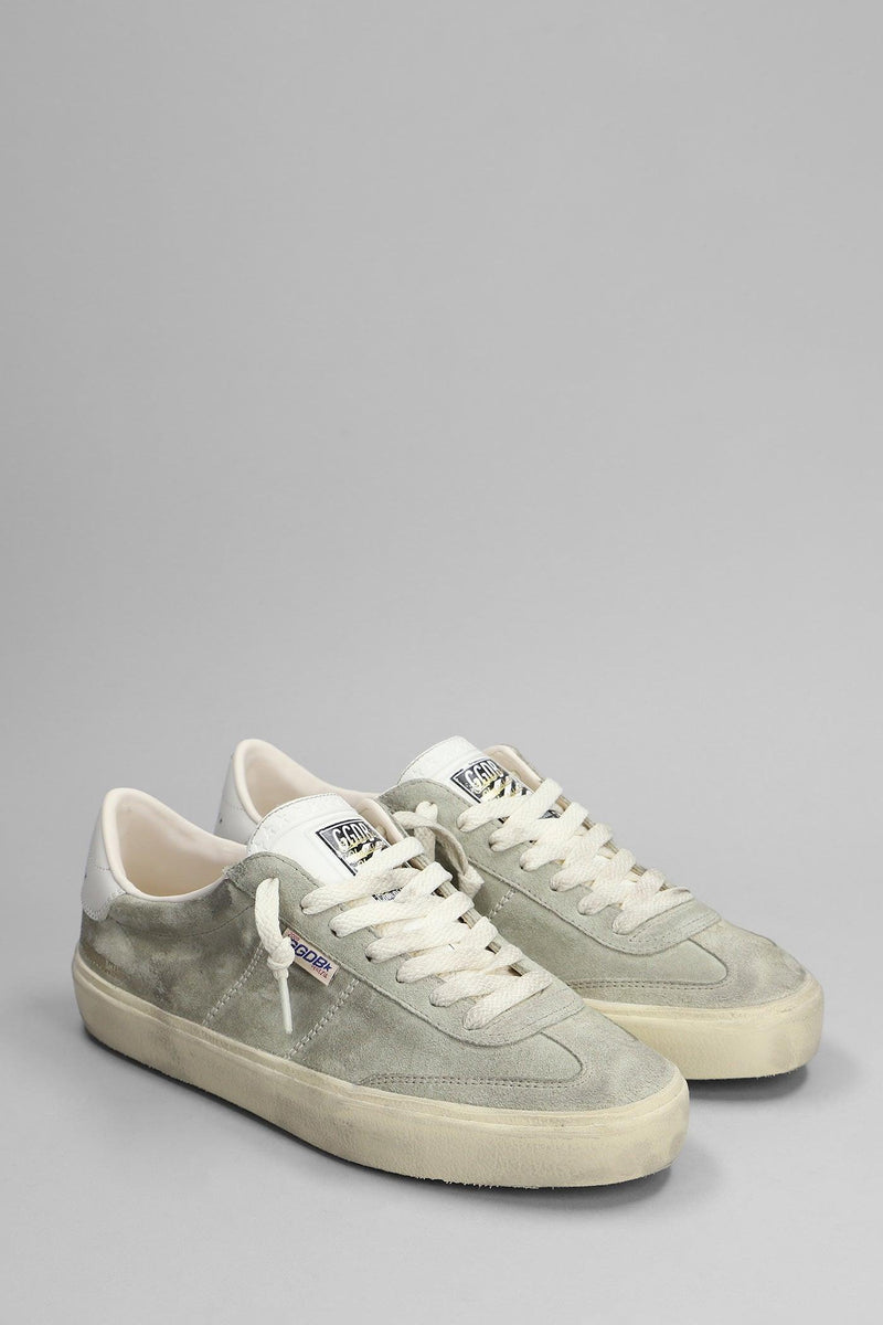 Golden Goose Soul Star Sneakers In Taupe Suede - Men - Piano Luigi