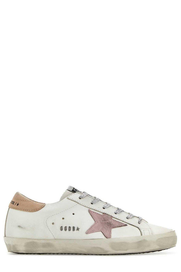 Golden Goose Star Patch Lace-up Sneakers - Women - Piano Luigi