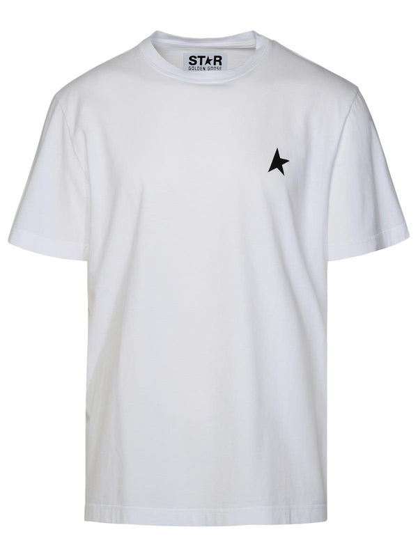 Golden Goose Star White Cotton T-shirt - Men - Piano Luigi