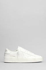 Golden Goose Stardan Sneakers In White Leather - Men - Piano Luigi