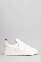 Golden Goose Starter Sneakers In White Leather - Men - Piano Luigi