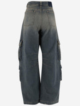 Golden Goose Straight-leg Denim Cargo Pants - Women - Piano Luigi