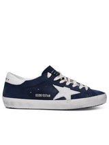 Golden Goose super-star Classic Blue Leather Sneakers - Men - Piano Luigi