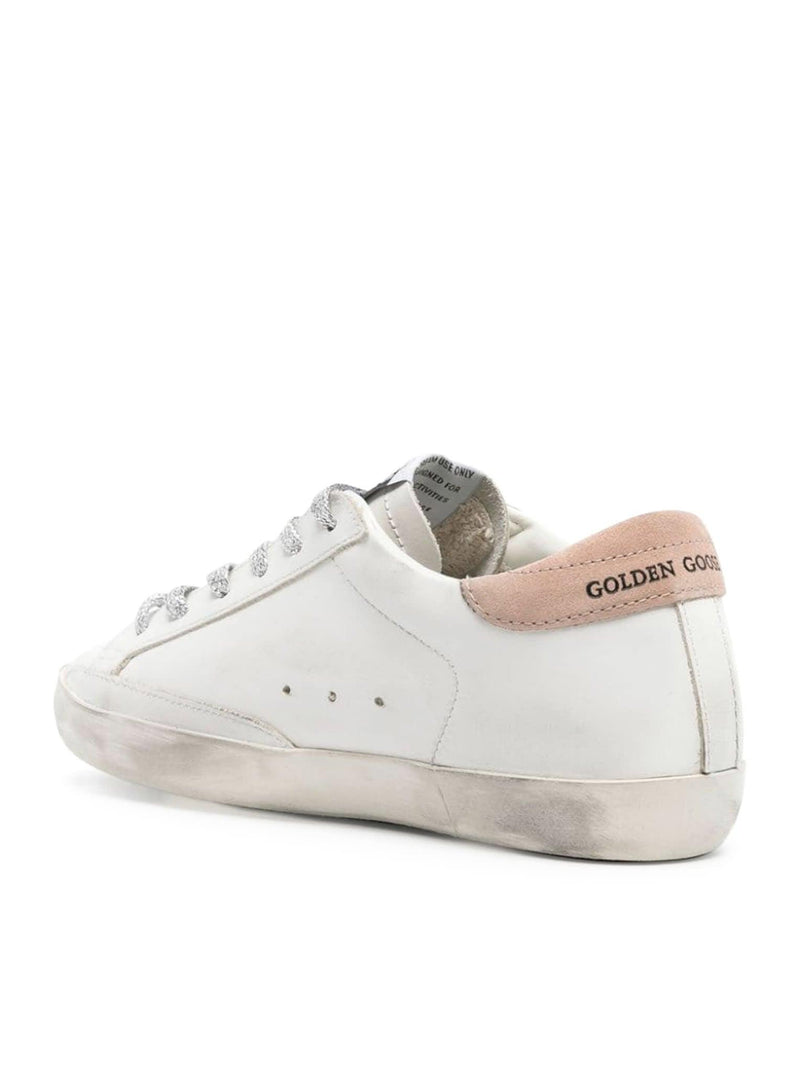 Golden Goose Super-star Leather Upper Suede Star And Heel Metal Lettering - Women - Piano Luigi