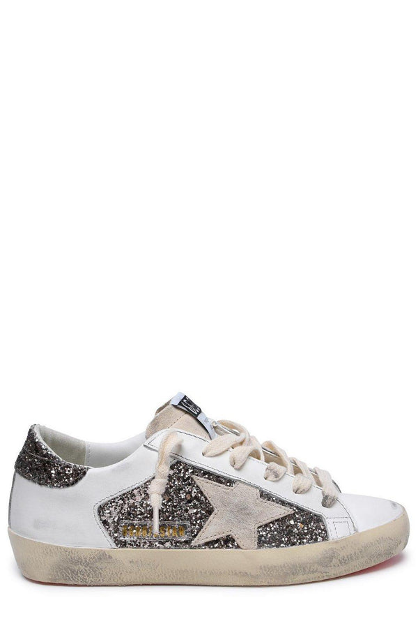 Golden Goose Super Star Panelled Sneakers - Women - Piano Luigi