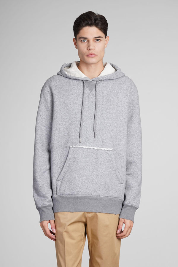 Golden Goose Sweatshirt In Grey Cotton - Men - Piano Luigi