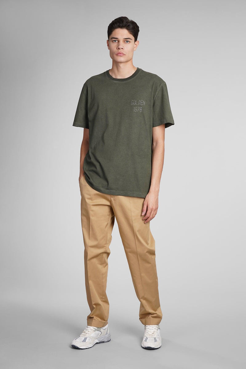 Golden Goose T-shirt In Green Cotton - Men - Piano Luigi