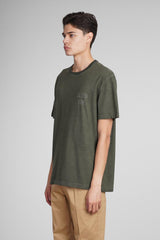 Golden Goose T-shirt In Green Cotton - Men - Piano Luigi