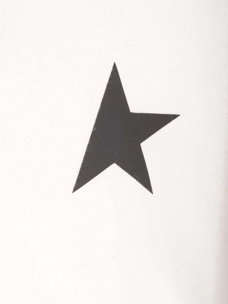 Golden Goose T-shirt With Mini Black Star - Men - Piano Luigi