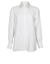 Golden Goose Viscose Shirt With Applied Stones - Women - Piano Luigi