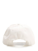 Golden Goose White Baseball Cap - Unisex - Piano Luigi