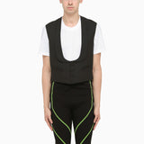 Gucci Black Short Gilet In Wool - Men - Piano Luigi