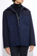 Gucci Collared Button-up Coat - Men - Piano Luigi