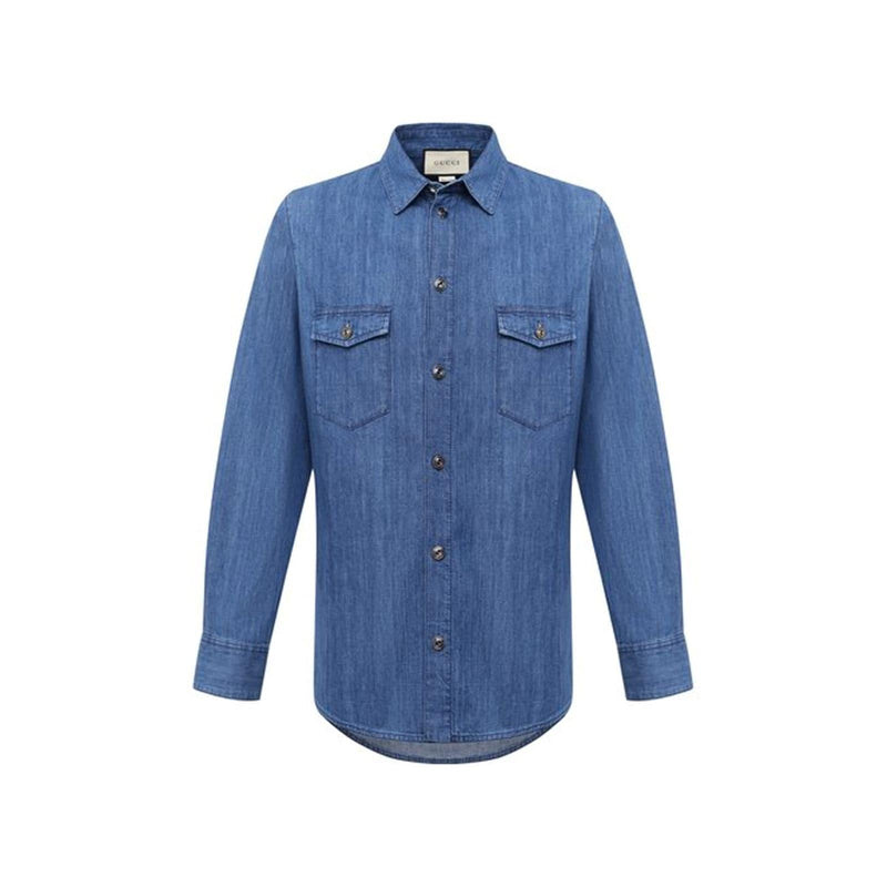 Gucci Cotton Denim Shirt - Men - Piano Luigi