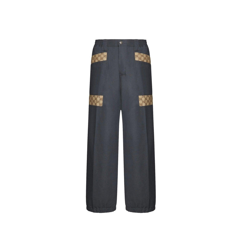 Gucci Cotton Gg Cargo Pants - Men - Piano Luigi