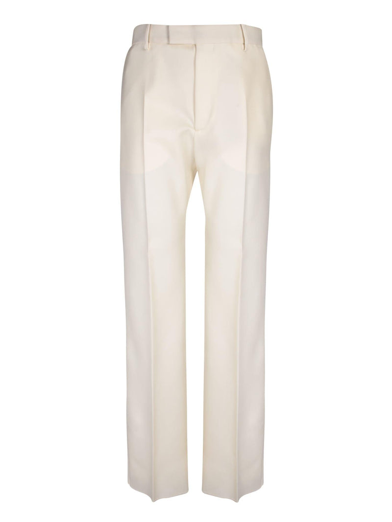 Gucci Cream Wool Trousers - Men - Piano Luigi