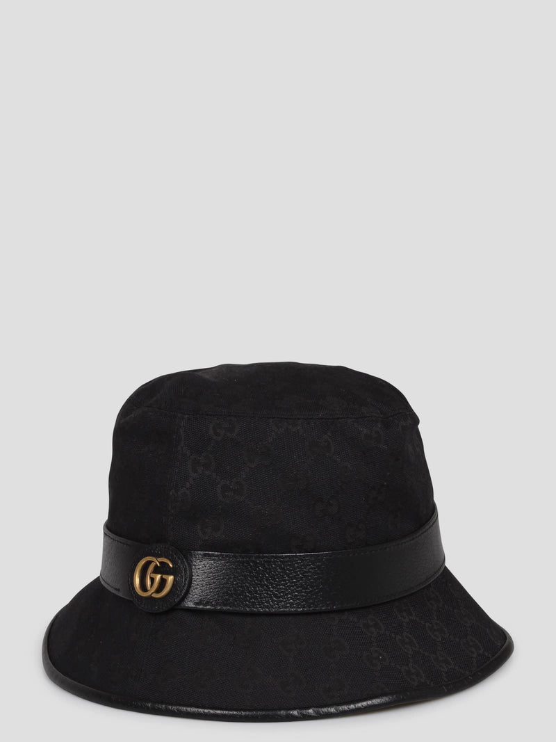 Gucci Double G Gg Canvas Bucket Hat - Men - Piano Luigi