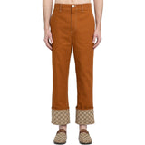 Gucci Gg Cotton Pants - Men - Piano Luigi